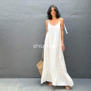 NWT Maxi Boho Dress in White by Stylepark1